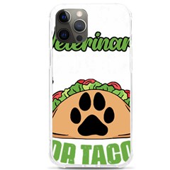 Veterinary Medicine T- Shirt Will Give Veterinary Advice For Tacos Funny Vet Med Worker T- Shirt Iphone 12 Pro Max Tpu Uv Print Case by ZUXUMI