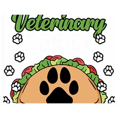 Veterinary Medicine T- Shirt Will Give Veterinary Advice For Tacos Funny Vet Med Worker T- Shirt Premium Plush Fleece Blanket (medium) by ZUXUMI