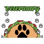 Veterinary Medicine T- Shirt Will Give Veterinary Advice For Tacos Funny Vet Med Worker T- Shirt Two Sides Premium Plush Fleece Blanket (Extra Small) 40 x30  Blanket Back