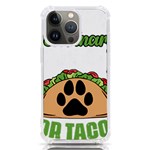 Veterinary Medicine T- Shirt Will Give Veterinary Advice For Tacos Funny Vet Med Worker T- Shirt iPhone 13 Pro TPU UV Print Case Front