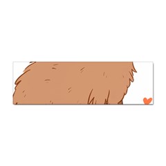 Capybara T- Shirt Cute Capybara Illustration T- Shirt (2) Yoga Reflexion Pose T- Shirtyoga Reflexion Pose T- Shirt Sticker (bumper) by hizuto