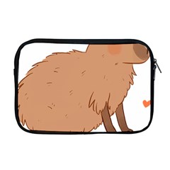 Capybara T- Shirt Cute Capybara Illustration T- Shirt (2) Yoga Reflexion Pose T- Shirtyoga Reflexion Pose T- Shirt Apple Macbook Pro 17  Zipper Case by hizuto