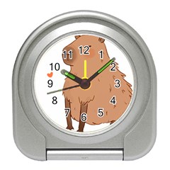 Capybara T- Shirt Cute Capybara Illustration T- Shirt (3) Yoga Reflexion Pose T- Shirtyoga Reflexion Pose T- Shirt Travel Alarm Clock