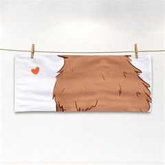 Capybara T- Shirt Cute Capybara Illustration T- Shirt (3) Yoga Reflexion Pose T- Shirtyoga Reflexion Pose T- Shirt Hand Towel by hizuto