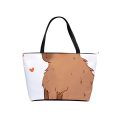 Capybara T- Shirt Cute Capybara Illustration T- Shirt (3) Yoga Reflexion Pose T- Shirtyoga Reflexion Pose T- Shirt Classic Shoulder Handbag by hizuto