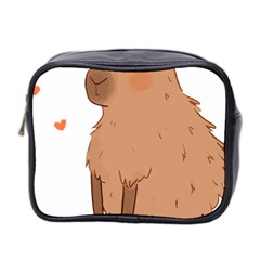 Capybara T- Shirt Cute Capybara Illustration T- Shirt (3) Yoga Reflexion Pose T- Shirtyoga Reflexion Pose T- Shirt Mini Toiletries Bag (two Sides) by hizuto