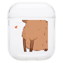 Capybara T- Shirt Cute Capybara Illustration T- Shirt (3) Yoga Reflexion Pose T- Shirtyoga Reflexion Pose T- Shirt Airpods 1/2 Case by hizuto