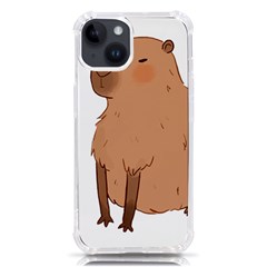 Capybara T- Shirt Cute Capybara Illustration T- Shirt (3) Yoga Reflexion Pose T- Shirtyoga Reflexion Pose T- Shirt Iphone 14 Tpu Uv Print Case by hizuto