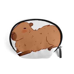 Capybara T- Shirt Cute Capybara Illustration T- Shirt Yoga Reflexion Pose T- Shirtyoga Reflexion Pose T- Shirt Accessory Pouch (small) by hizuto