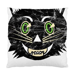 Vintage Halloween Black Cat T- Shirt Vintage Halloween Black Cat T- Shirt Standard Cushion Case (two Sides) by ZUXUMI