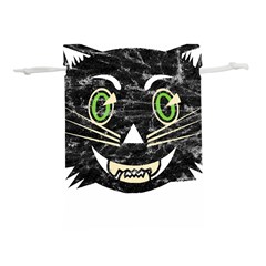 Vintage Halloween Black Cat T- Shirt Vintage Halloween Black Cat T- Shirt Lightweight Drawstring Pouch (l) by ZUXUMI