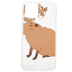 Capybara T- Shirt Cute Capybara With A Baby Goat On Its Head T- Shirt Yoga Reflexion Pose T- Shirtyoga Reflexion Pose T- Shirt Iphone 12 Pro Max Tpu Uv Print Case by hizuto