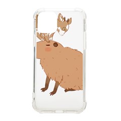 Capybara T- Shirt Cute Capybara With A Baby Goat On Its Head T- Shirt Yoga Reflexion Pose T- Shirtyoga Reflexion Pose T- Shirt Iphone 11 Pro 5 8 Inch Tpu Uv Print Case