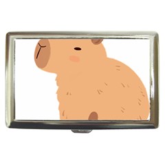 Capybara T- Shirt Cute Capybara With A Bee Illustration T- Shirt Yoga Reflexion Pose T- Shirtyoga Reflexion Pose T- Shirt Cigarette Money Case by hizuto