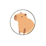 Capybara T- Shirt Cute Capybara With A Bee Illustration T- Shirt Yoga Reflexion Pose T- Shirtyoga Reflexion Pose T- Shirt Hat Clip Ball Marker Front