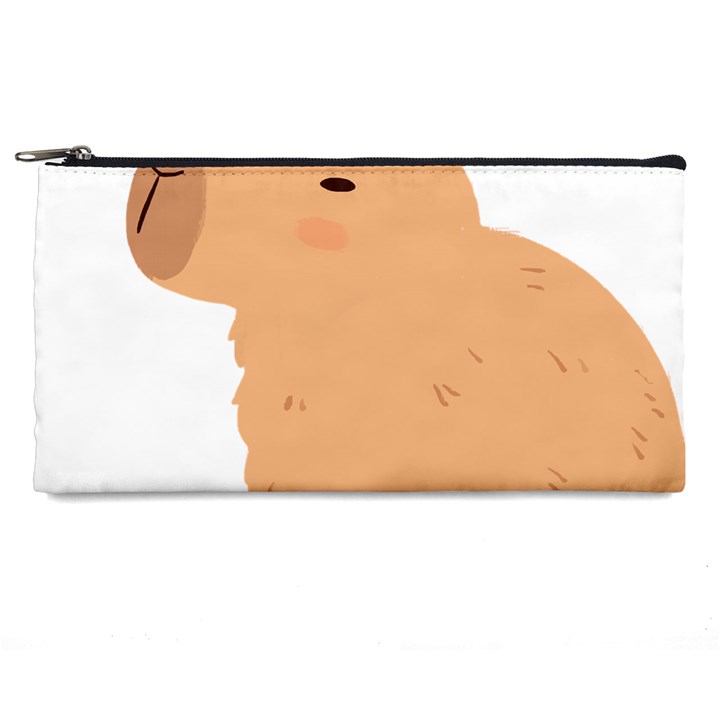 Capybara T- Shirt Cute Capybara With A Bee Illustration T- Shirt Yoga Reflexion Pose T- Shirtyoga Reflexion Pose T- Shirt Pencil Case