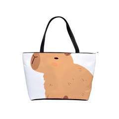 Capybara T- Shirt Cute Capybara With A Bee Illustration T- Shirt Yoga Reflexion Pose T- Shirtyoga Reflexion Pose T- Shirt Classic Shoulder Handbag by hizuto