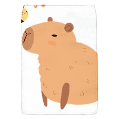 Capybara T- Shirt Cute Capybara With A Bee Illustration T- Shirt Yoga Reflexion Pose T- Shirtyoga Reflexion Pose T- Shirt Removable Flap Cover (s) by hizuto