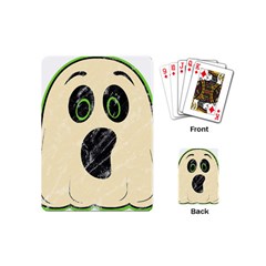 Vintage Halloween Ghost T- Shirt Vintage Halloween Ghost T- Shirt Playing Cards Single Design (mini) by ZUXUMI