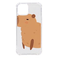 Capybara T- Shirt Cute Capybara With A Bee Illustration T- Shirt Yoga Reflexion Pose T- Shirtyoga Reflexion Pose T- Shirt Iphone 14 Tpu Uv Print Case by hizuto