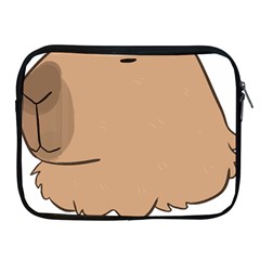 Capybara T- Shirt Cute Capybara With A Butterfly T- Shirt Yoga Reflexion Pose T- Shirtyoga Reflexion Pose T- Shirt Apple Ipad 2/3/4 Zipper Cases by hizuto