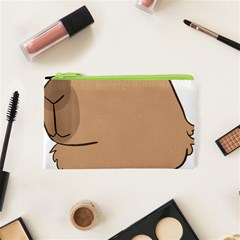 Capybara T- Shirt Cute Capybara With A Butterfly T- Shirt Yoga Reflexion Pose T- Shirtyoga Reflexion Pose T- Shirt Cosmetic Bag (xs) by hizuto