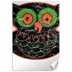 Vintage Halloween Owl T- Shirt Vintage Halloween Owl T- Shirt Canvas 20  X 30  by ZUXUMI