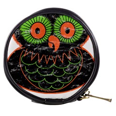 Vintage Halloween Owl T- Shirt Vintage Halloween Owl T- Shirt Mini Makeup Bag by ZUXUMI