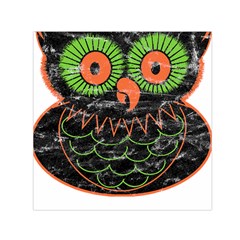 Vintage Halloween Owl T- Shirt Vintage Halloween Owl T- Shirt Square Satin Scarf (30  X 30 ) by ZUXUMI