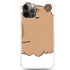 Capybara T- Shirt Cute Capybara With A Butterfly T- Shirt Yoga Reflexion Pose T- Shirtyoga Reflexion Pose T- Shirt Iphone 12 Pro Max Tpu Uv Print Case by hizuto