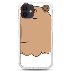 Capybara T- Shirt Cute Capybara With A Butterfly T- Shirt Yoga Reflexion Pose T- Shirtyoga Reflexion Pose T- Shirt Iphone 12 Mini Tpu Uv Print Case	 by hizuto