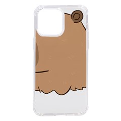 Capybara T- Shirt Cute Capybara With A Butterfly T- Shirt Yoga Reflexion Pose T- Shirtyoga Reflexion Pose T- Shirt Iphone 14 Pro Max Tpu Uv Print Case by hizuto