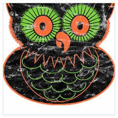 Vintage Halloween Owl T- Shirt Vintage Halloween Owl T- Shirt Lightweight Scarf  by ZUXUMI