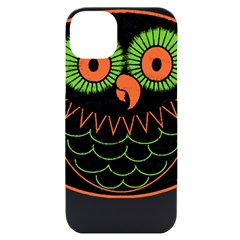 Vintage Halloween Owl T- Shirt Vintage Halloween Owl T- Shirt Iphone 14 Plus Black Uv Print Case by ZUXUMI