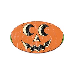 Vintage Halloween Pumpkin T- Shirt Vintage Halloween Pumpkin T- Shirt Sticker (oval) by ZUXUMI