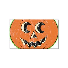 Vintage Halloween Pumpkin T- Shirt Vintage Halloween Pumpkin T- Shirt Sticker (rectangular) by ZUXUMI