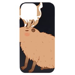 Capybara T- Shirt Cute Capybara With A Little Goat Friend On Its Head T- Shirt Yoga Reflexion Pose T- Shirtyoga Reflexion Pose T- Shirt Iphone 14 Black Uv Print Case by hizuto