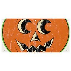 Vintage Halloween Pumpkin T- Shirt Vintage Halloween Pumpkin T- Shirt Banner And Sign 4  X 2  by ZUXUMI