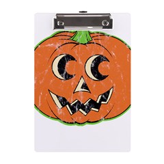 Vintage Halloween Pumpkin T- Shirt Vintage Halloween Pumpkin T- Shirt A5 Acrylic Clipboard by ZUXUMI