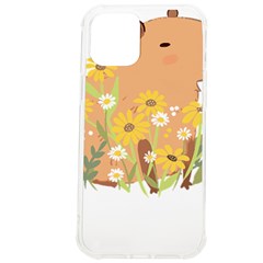 Capybara T- Shirt Cute Capybara With Daisy Flowers T- Shirt Yoga Reflexion Pose T- Shirtyoga Reflexion Pose T- Shirt Iphone 12 Pro Max Tpu Uv Print Case by hizuto