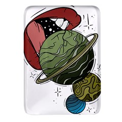 Black Hole T- Shirt Planet Eater Colour T- Shirt Rectangular Glass Fridge Magnet (4 Pack)