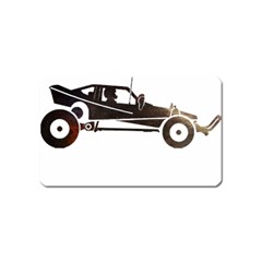 Vintage Rc Cars T- Shirt Grunge Vintage Modelcar Classic Rc Buggy Racing Cars Addict T- Shirt (1) Magnet (name Card) by ZUXUMI