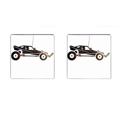 Vintage Rc Cars T- Shirt Grunge Vintage Modelcar Classic Rc Buggy Racing Cars Addict T- Shirt (1) Cufflinks (square) by ZUXUMI