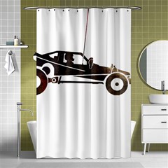 Vintage Rc Cars T- Shirt Grunge Vintage Modelcar Classic Rc Buggy Racing Cars Addict T- Shirt (1) Shower Curtain 48  X 72  (small)  by ZUXUMI