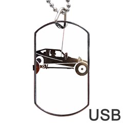 Vintage Rc Cars T- Shirt Grunge Vintage Modelcar Classic Rc Buggy Racing Cars Addict T- Shirt (1) Dog Tag Usb Flash (one Side) by ZUXUMI