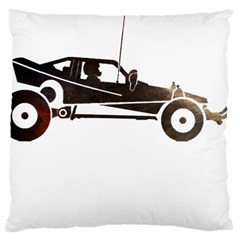 Vintage Rc Cars T- Shirt Grunge Vintage Modelcar Classic Rc Buggy Racing Cars Addict T- Shirt (1) Large Cushion Case (one Side) by ZUXUMI