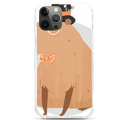 Capybara T- Shirt Cute Gentlemen Capybara T- Shirt Yoga Reflexion Pose T- Shirtyoga Reflexion Pose T- Shirt Iphone 12 Pro Max Tpu Uv Print Case by hizuto