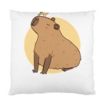 Capybara T- Shirt Cute Gentlemen Capybara T- Shirt Yoga Reflexion Pose T- Shirtyoga Reflexion Pose T- Shirt Standard Cushion Case (One Side) Front