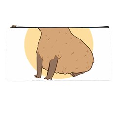 Capybara T- Shirt Cute Gentlemen Capybara T- Shirt Yoga Reflexion Pose T- Shirtyoga Reflexion Pose T- Shirt Pencil Case by hizuto