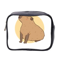 Capybara T- Shirt Cute Gentlemen Capybara T- Shirt Yoga Reflexion Pose T- Shirtyoga Reflexion Pose T- Shirt Mini Toiletries Bag (two Sides) by hizuto